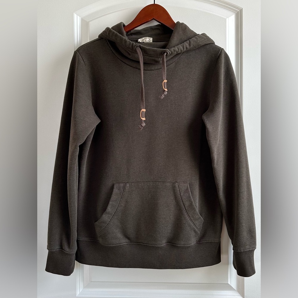 TENTREE TreeFleece Banshee Hoodie, Women’s M, Black Olive Green